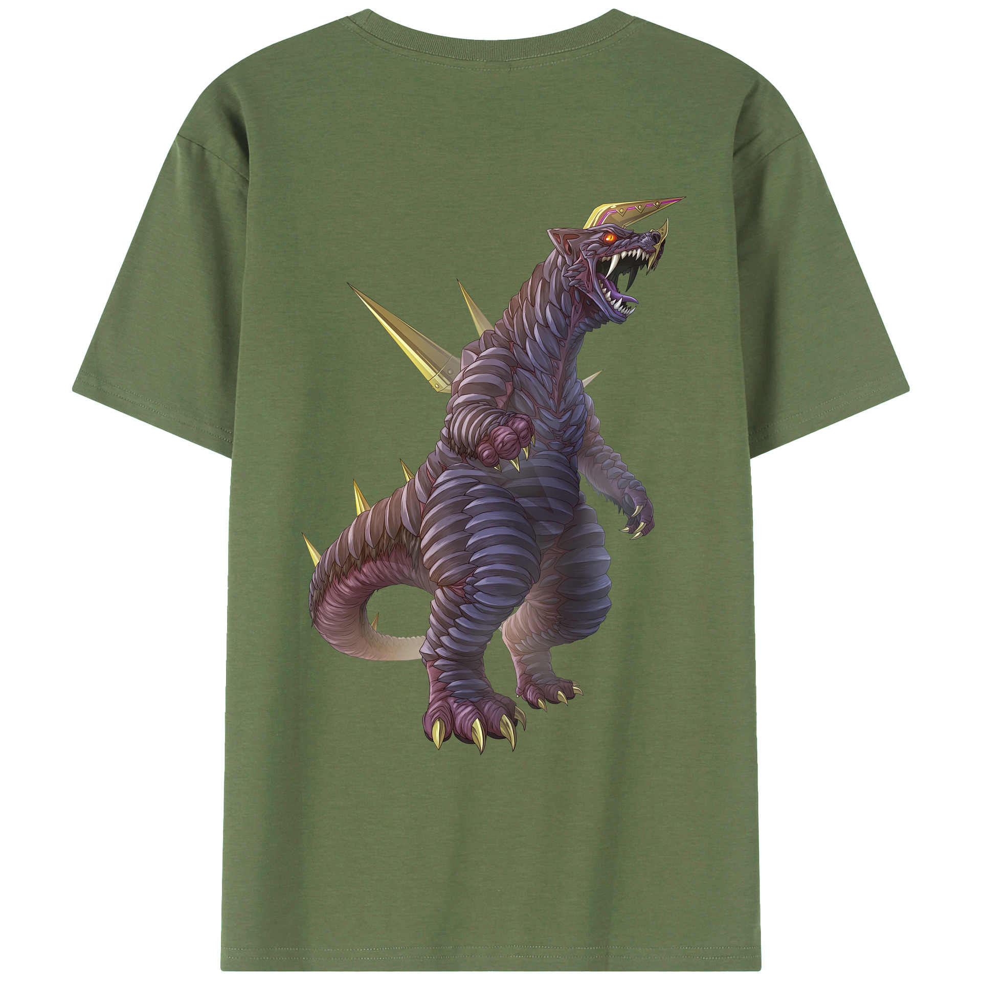 （画像用） ウルトラマン Ultraman 綿100％ メンズ半袖Tシャツ（バックプリント） 通気性